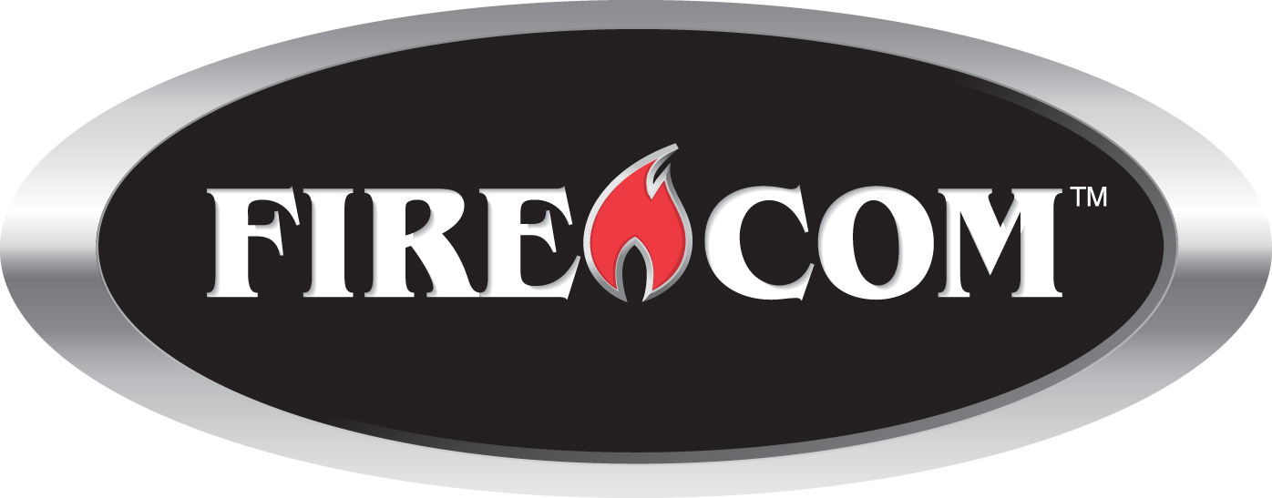Firecom logo.