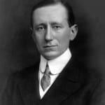 Portrait of Guglielmo Marconi.